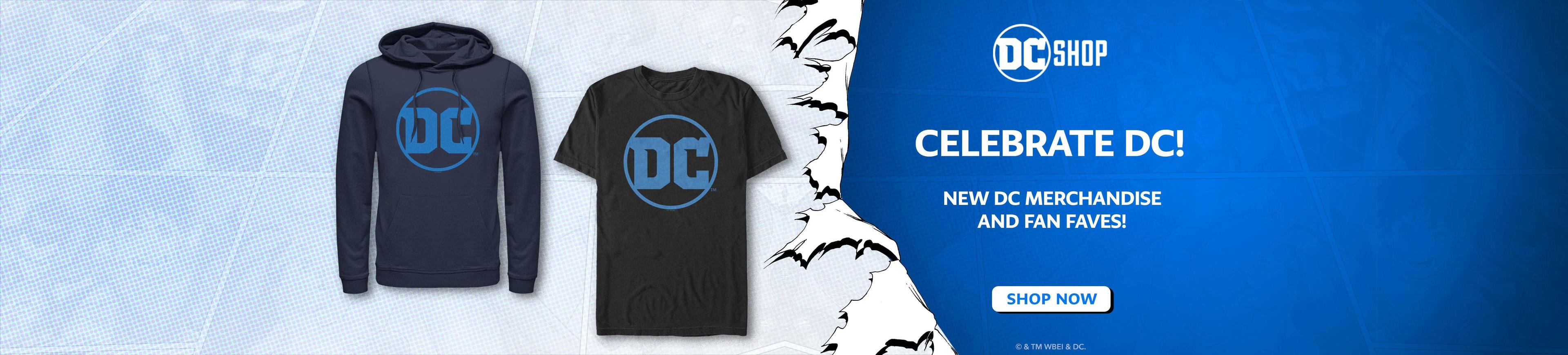 DC Shop Celebrate DC new DC Merchandise and Fan Faves!